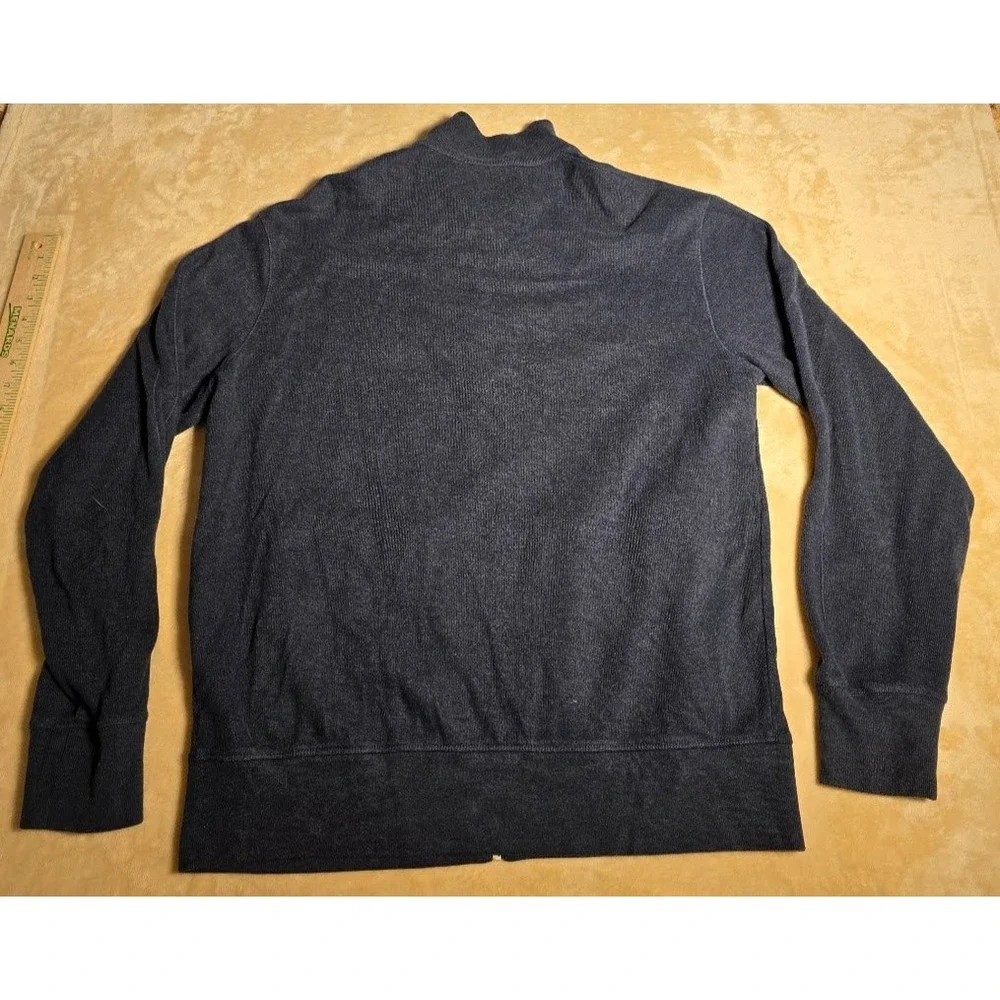 Polo Ralph Lauren Performance Mens Large Navy Blue Full Zip Mock Neck Jacket